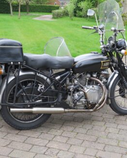 A 1947 Vincent HRD Rapide with Watsonian GP sidecar