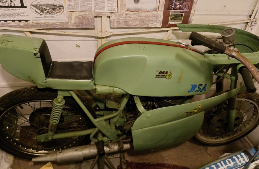 c.1960 BSA Bantam racing motorcycle