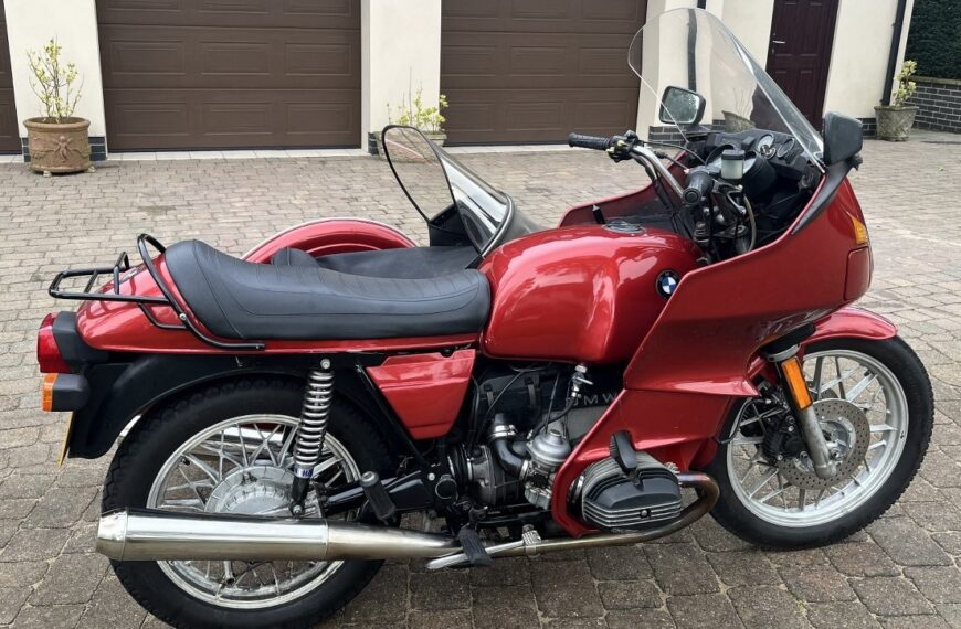 1984 BMW 80 RT with sidecar